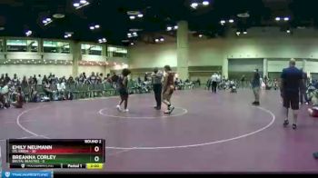 132 lbs Round 2 (10 Team) - Emily Neumann, STL Green vs Breanna Corley, Brutal Beauties