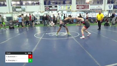 E-125 lbs Final - Tomah Gummow, NY vs Adom Sharpley, OH