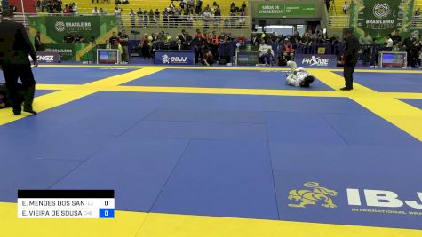 EMANUELA MENDES DOS SANTOS vs EYSHILA VIEIRA DE SOUSA 2024 Brasileiro Jiu-Jitsu IBJJF