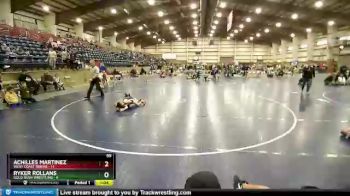59 lbs Quarters & Wb (16 Team) - Ryker Rollans, Gold Rush Wrestling vs ACHILLES MARTINEZ, West Coast Riders