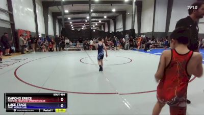 77 lbs Cons. Round 3 - Kapono Erece, Thunder Mountain Wrestling Club vs Luke Stage, Toro World Club