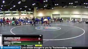165 lbs Quarters & Wb (16 Team) - Hayla Hoffman, Montana vs Klarissa Rinne, Nebraska Tsunami