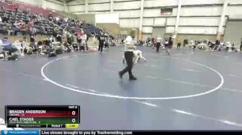 97 lbs Champ Round 1 (16 Team) - Bragen Anderson, Oregon vs Cael Staggs, Gold Rush Wrestling