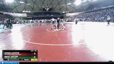 56 lbs Quarterfinal - Brody Hatton, Maddogs Wrestling vs Jovani Lamothe, Mat Demon Wrestling Club