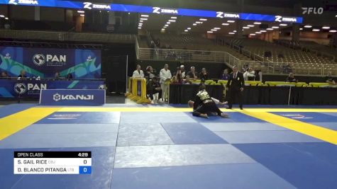 SARAH GAIL RICE vs DANUZA BLANCO PITANGA 2024 Pan Jiu Jitsu IBJJF Championship