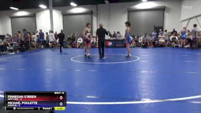 119 lbs Placement Matches (8 Team) - Finnegan O`Brien, New York vs Michael Poulette, Missouri