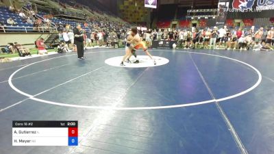 170 lbs Cons 16 #2 - Anthony Gutierrez, Illinois vs Hugh Meyer, North Dakota