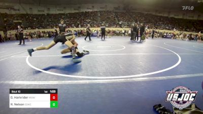 112 lbs Round Of 32 - Gavin Harkrider, Midwest City Bombers Youth Wrestling Club vs Rhett Nelson, D3 Wrestling Cluib