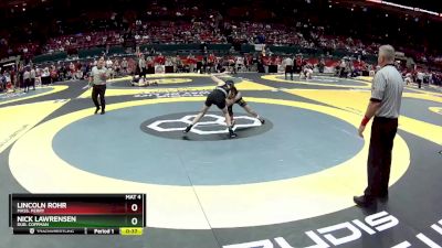 D1-106 lbs Cons. Round 1 - Nick Lawrensen, Dub. Coffman vs Lincoln Rohr, Mass. Perry