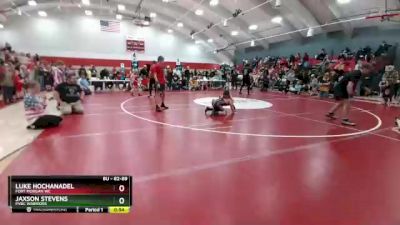 82-89 lbs Round 5 - Jaxson Stevens, PVBC WARRIORS vs Luke Hochanadel, Fort Morgan WC