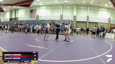 195 lbs Cons. Round 2 - Jensen Schreiber, TN vs Thomas Jackson, IL