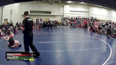 150 lbs Finals (8 Team) - Braxton Emerson, Team Rogue vs Isaac Leonard, Minnesota Gold