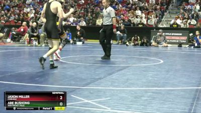 3A-157 lbs Semifinal - Jaxon Miller, Carlisle vs Abe Bushong, Southeast Polk