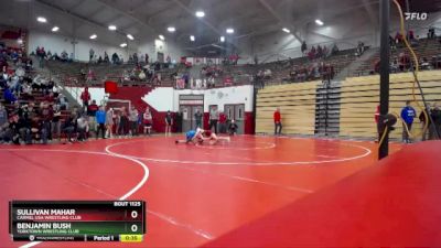 113 lbs Champ. Round 2 - Benjamin Bush, Yorktown Wrestling Club vs Sullivan Mahar, Carmel USA Wrestling Club