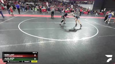 125 lbs Quarterfinal - Nora Last, Winneconne Youth Wrestling vs Alice Gizzi, X-factor Elite