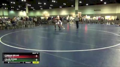 152 lbs Round 3 (10 Team) - Caleb Evans, MXW Gold vs Corban Relias, MXW White