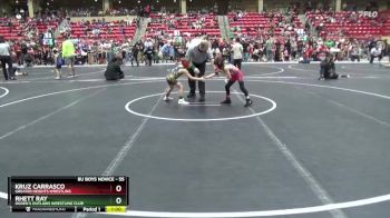 55 lbs Quarterfinal - Kruz Carrasco, Greater Heights Wrestling vs Rhett Ray, Ogden`s Outlaws Wrestling Club