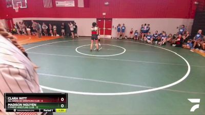 107 lbs Round 1 (8 Team) - Clara Witt, All American Wrestling Club vs Madison Nguyen, Cypress Wrestling Club