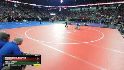 D3-120 lbs Quarterfinal - Roen Carey, Mineral Point vs Trenton Cournoyer, Stratford