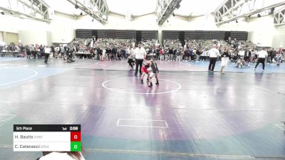 70-B lbs 5th Place - Harrison Bautis, Cordoba Trained vs Cameron Catenacci, Greater Norristown K-8