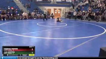 132 lbs Semis & 1st Wb (8 Team) - Cam Boston, West Laurens vs Thomas Termini, Marist School