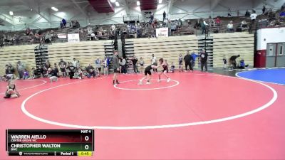 72-77 lbs Round 2 - Christopher Walton, BWC vs Warren Aiello, Center Grove WC