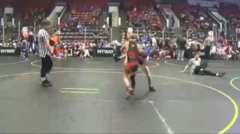 67 lbs Quarterfinals (8 Team) - Cullen Morgan, Rochester vs McKenzie Mantei, Dundee White