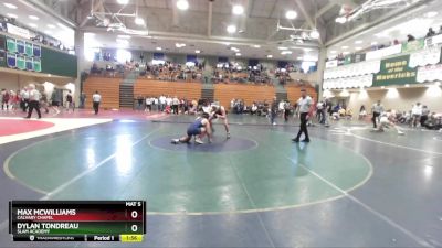 175 lbs Quarterfinal - Dylan Tondreau, Slam Academy vs Max McWilliams, Calvary Chapel