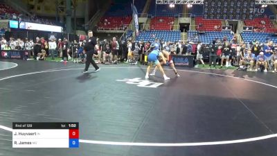 145 lbs Rnd Of 128 - Jeffrey Huyvaert, Indiana vs Riley James, Missouri