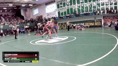 138 lbs Cons. Round 2 - Wyatt Ward, Westfall (Williamsport) vs Zayden Dunn, Genoa