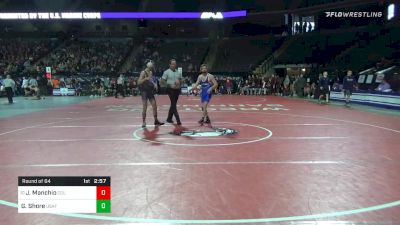 125 lbs Prelims - Joe Manchio, Columbia vs Graham Shore, Air Force