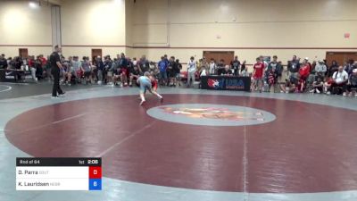 57 kg Rnd Of 64 - Daniel Parra, South High School Wrestling vs Kael Lauridsen, Nebraska