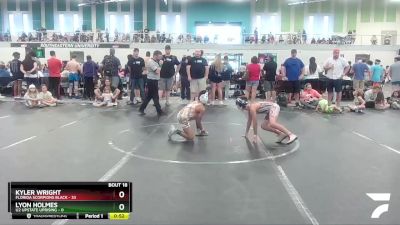 72 lbs Round 5 (8 Team) - Lyon Holmes, U2 Upstate Uprising vs Kyler Wright, Florida Scorpions Black