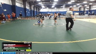 76-84 lbs Round 5 - Dean Brannan, Fighting Squirrels vs Jaxon Liedtke, Timberline Youth Wrestling