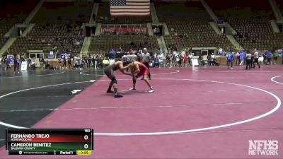 160 lbs Cons. Round 3 - Fernando Trejo, Homewood Hs vs Cameron Benitez, Baldwin County