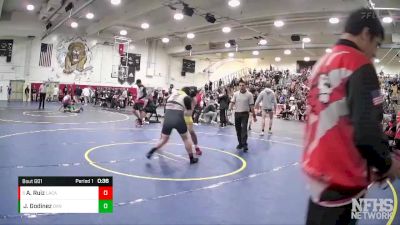 195 lbs Cons. Round 5 - Adam Ruiz, La Canada vs Joshua Godinez, Oxnard