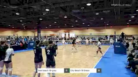 Seal beach 16-grey vs City Beach 16 Green - 2022 JVA West Coast Cup presented by Nike