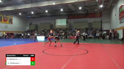 106 lbs Quarterfinal - Emeric McBurney, Massillon Perry vs Alijah Mohanna, Cincinatti LaSalle