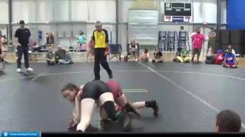 116 lbs Round 5 (6 Team) - Meryn Finnegan, American Gladiators-Lady Saints vs Kamdyn Saulter, The Funky Singlets