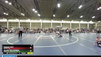 77 lbs Semis & 1st Wrestleback (8 Team) - Mason Taft, Big Cat vs Elijah Williamson, Middleton Wrestling Club