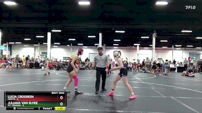 119-127 lbs Round 3 - Juliana Van Slyke, Mt. Lebanon vs Lucia Crossken, Misfits