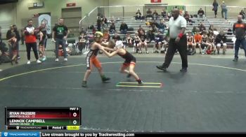 60 lbs Round 3 (4 Team) - Lennox Campbell, Hudson Orange vs Ryan Passeri, Brighton Black