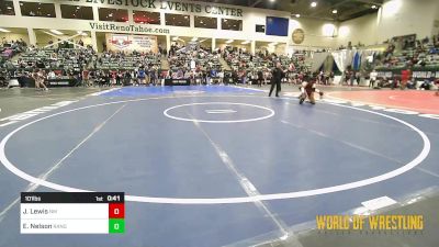 101 lbs Consi Of 16 #1 - Jayshaun Lewis, New Mexico vs Elijah Nelson, Ranger Wrestling Club