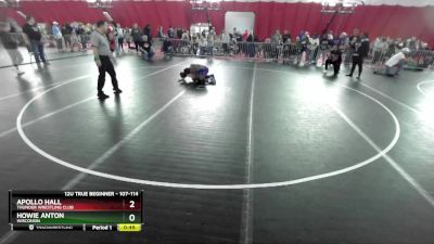 107-114 lbs Round 1 - Howie Anton, Wisconsin vs Apollo Hall, Thunder Wrestling Club