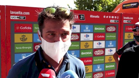 No Where To Go For Roglic In Vuelta a España Crash