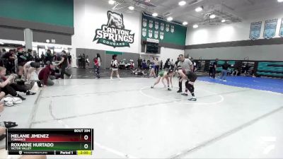 111 lbs Quarterfinal - Melanie Jimenez, Torrance vs Roxanne Hurtado, Victor Valley