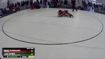 135 lbs Cons. Round 2 - Luke Gamino, Scottsbluff Wrestling Club vs Brody Kleinschmit, Nebraska