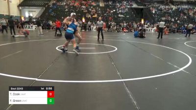 Semifinal - Tanner Cook, Unattached-South Dakota State vs Fred Green, Unattached