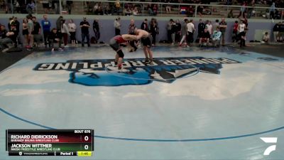 182 lbs Rr1 - Richard Didrickson, Baranof Bruins Wrestling Club vs Jackson Wittmer, Nikiski Freestyle Wrestling Club