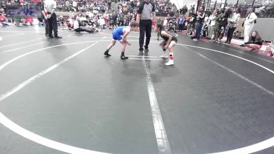 64 lbs Rr Rnd 3 - Clementina Zapata, OKC Saints Wrestling vs Collin Ake, Wolfpak Wrestling